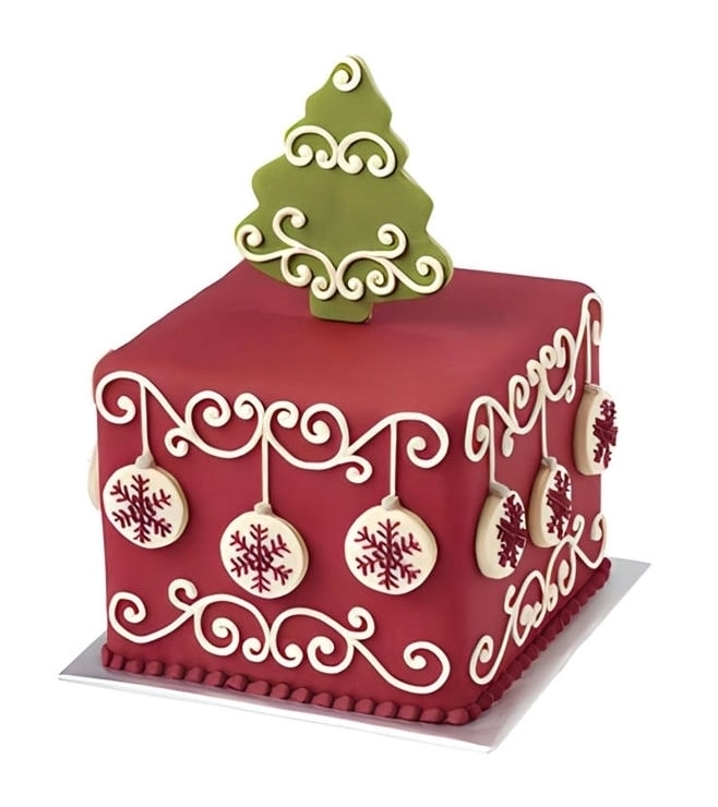 Vintage Christmas Cake