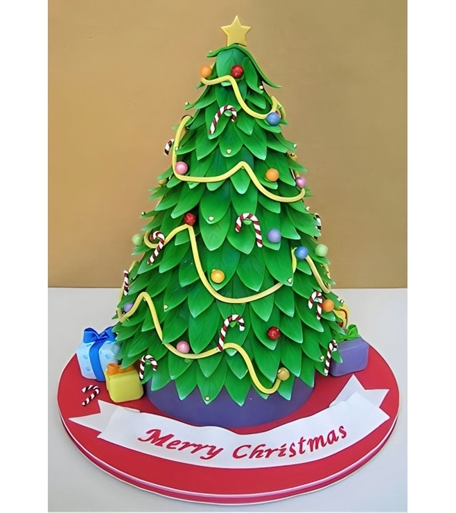 Season's Best Christmas Tree Cake, Christmas Cakes