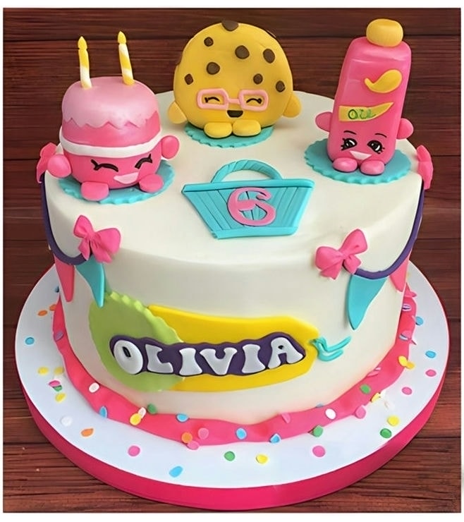 Shopkin Friends Cake 4, Shopkins Cakes