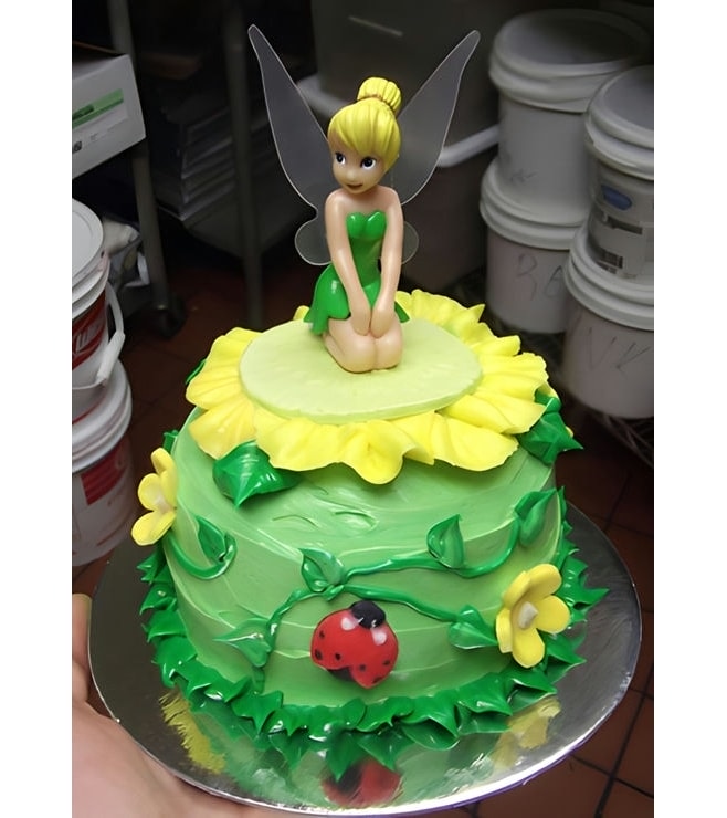 Tinkerbell Yellow Blossom Cake, Tinkerbell Cakes