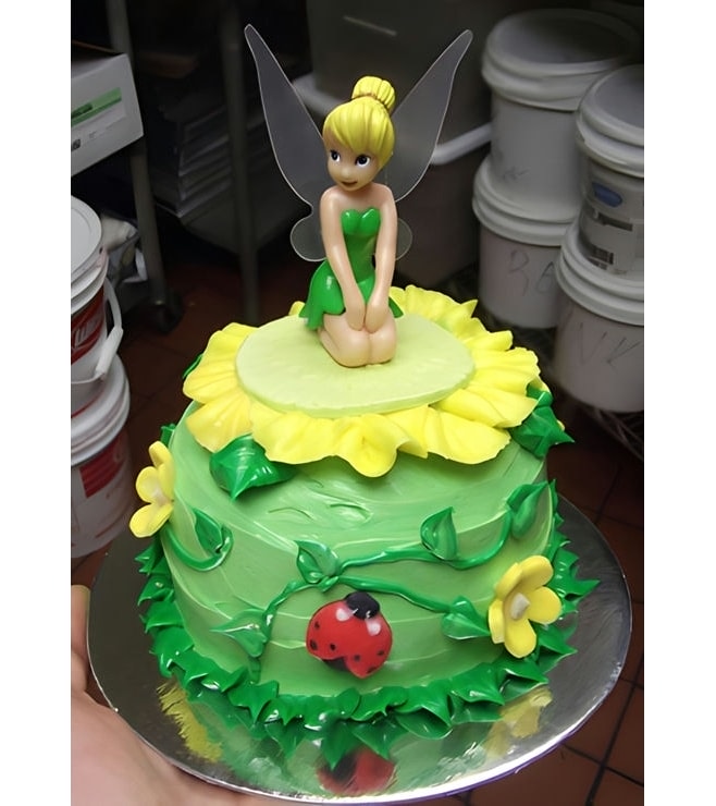 Tinkerbell Yellow Blossom Cake