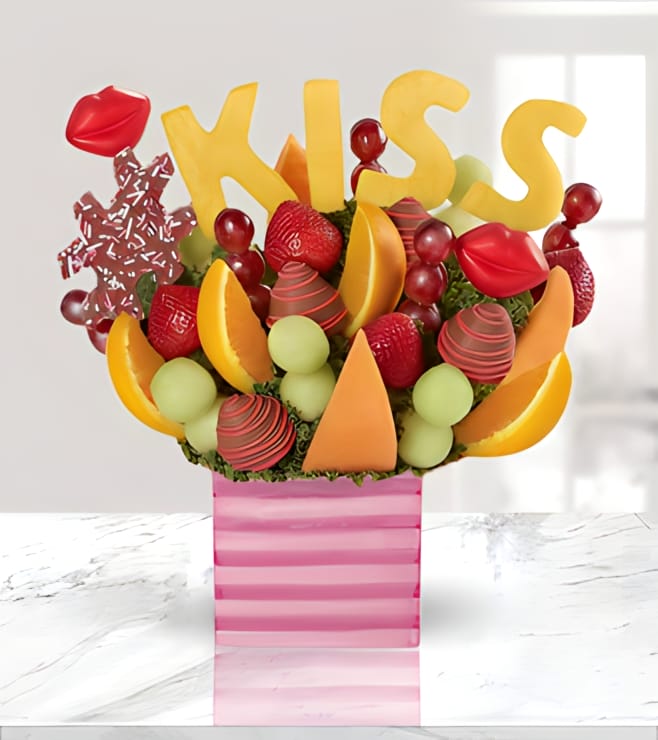A Million Kisses Fruit Bouquet, Fruit Baskets