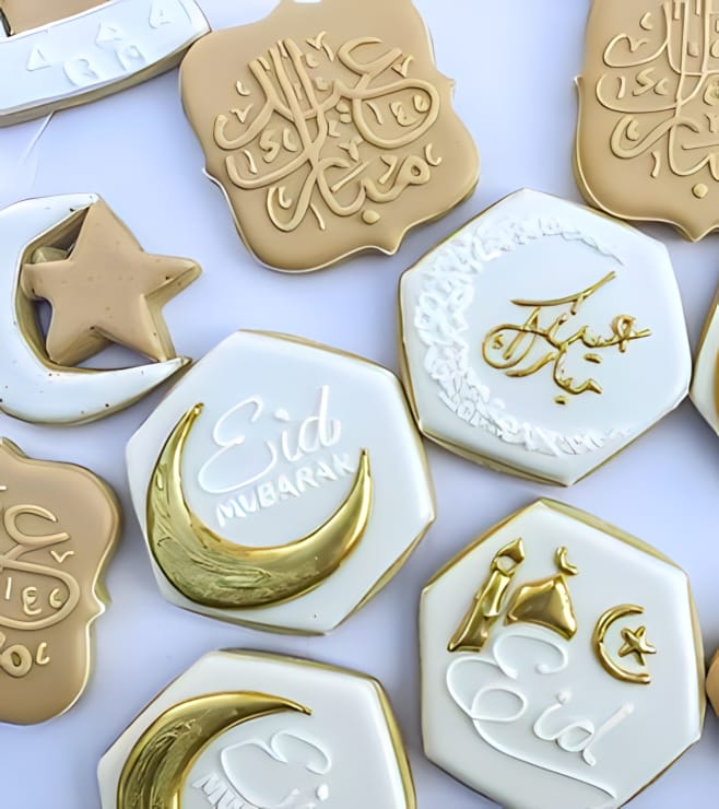 Aesthetic Eid Mubarak 10 Cookies