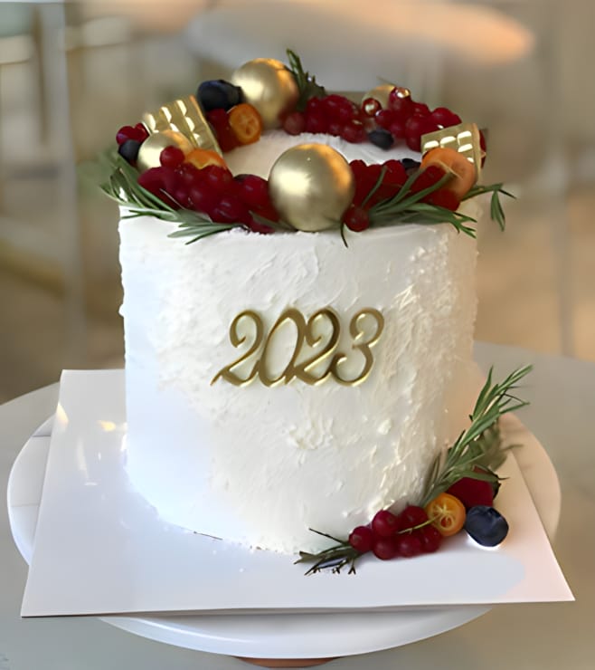 Aesthetic 2023 Cake