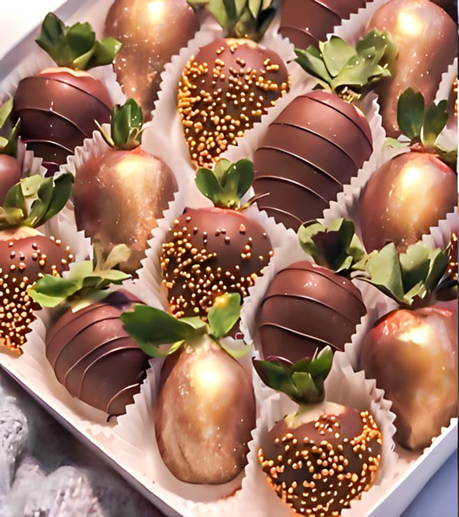All Glam Dipped Strawberries