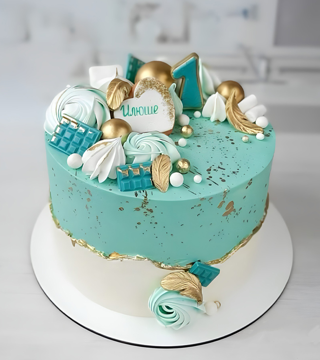 Aqua Treasure Cake