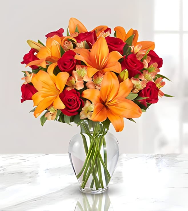 Autumn Charm Bouquet, Flowers