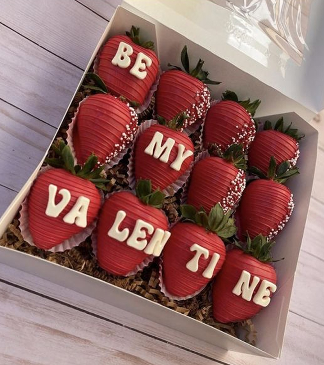 Be My Valentine Dipped Berries, Valentine's Day