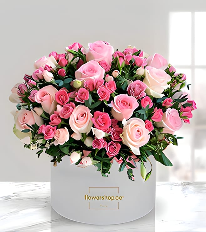 Beauty in Bloom Rose Hatbox