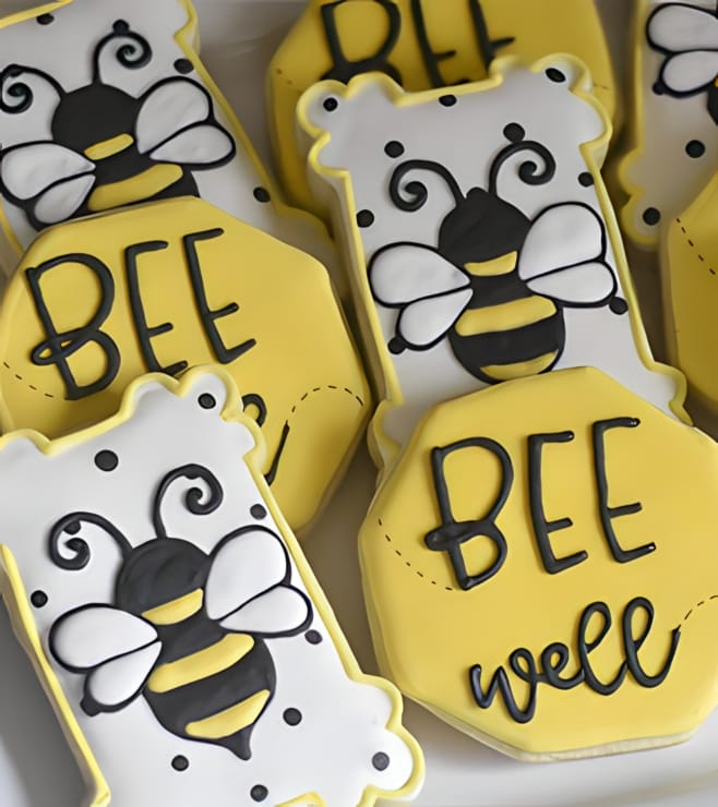 Bee Well Cookies, Get Well