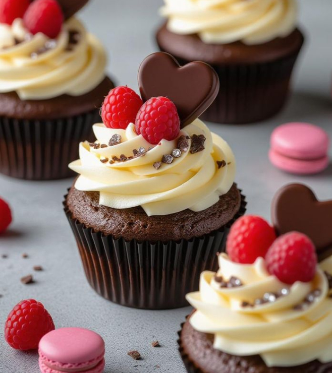 Berry Charm Cupcakes