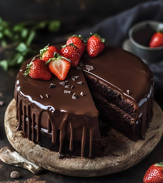 Berry Cocoa Rush Cake