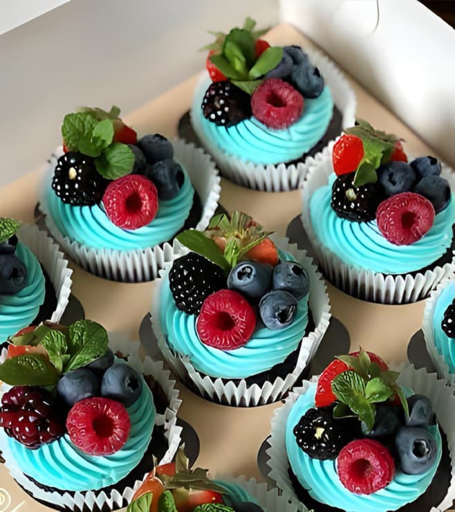 Berry Filled Cupcakes