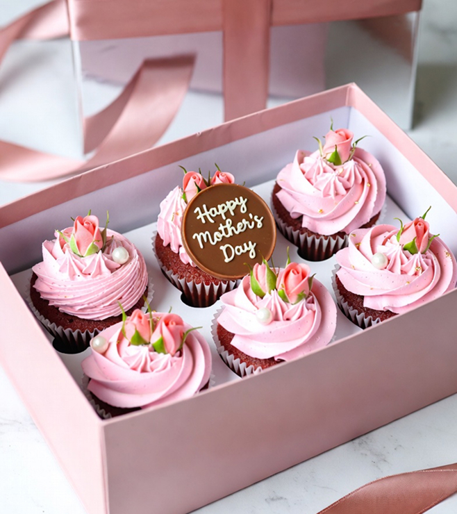 Blooming Happiness Cupcakes, Mother's Day