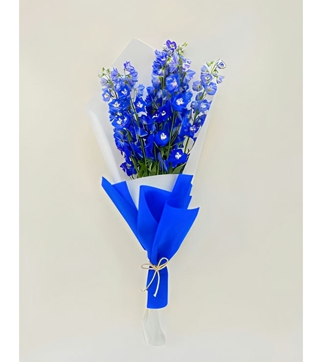 Blue Delphinium Bouquet, Blue