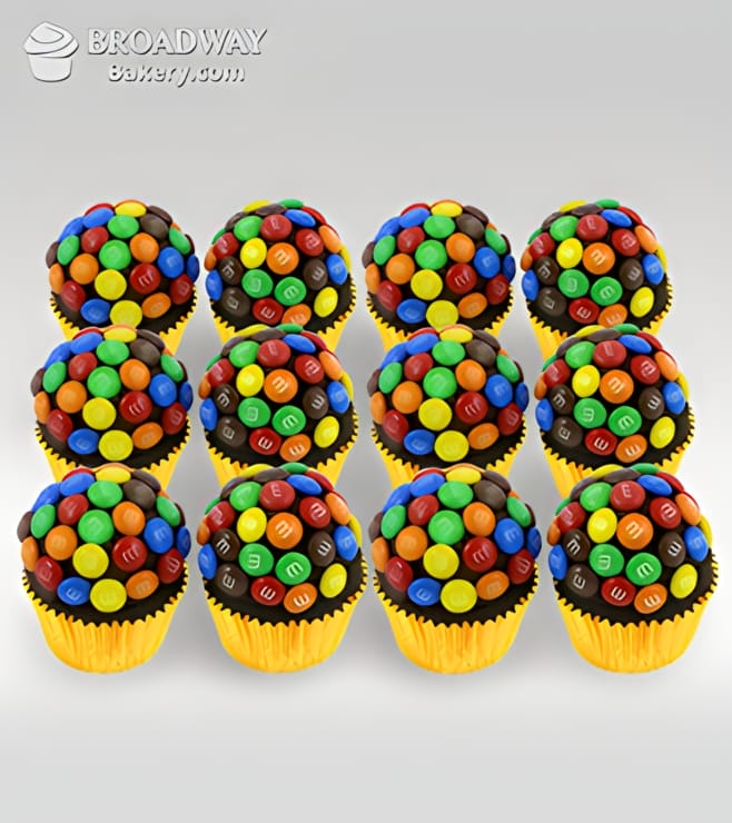 M&M Funfetti - 12 Cupcakes, Cupcakes & Cakes