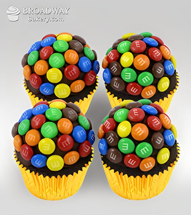 M&M Funfetti - 4 Cupcakes