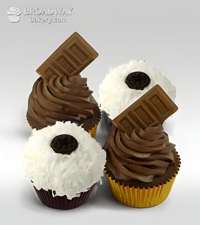 Delectable Duo - Box of 4, Cupcakes