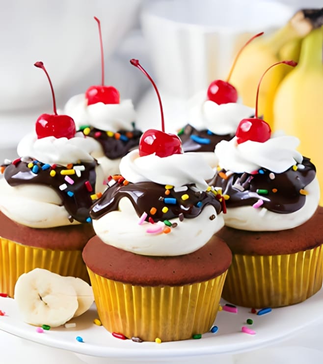 Bright Cherry on Top Cupcakes