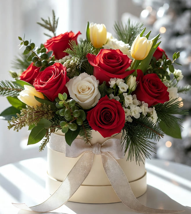 Bright Elegance Hatbox, Christmas Gifts