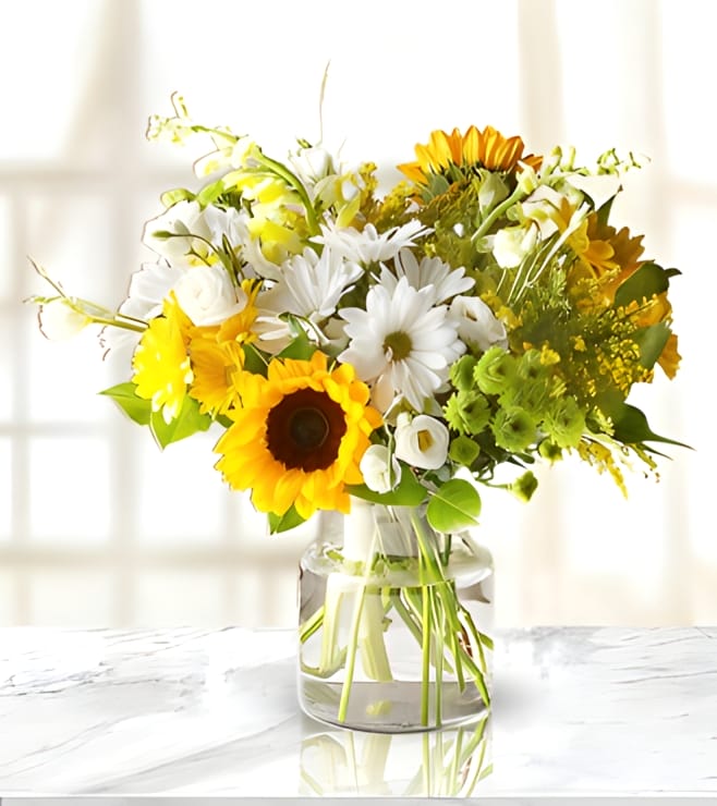 Bright as the Sun Bouquet, Yellow