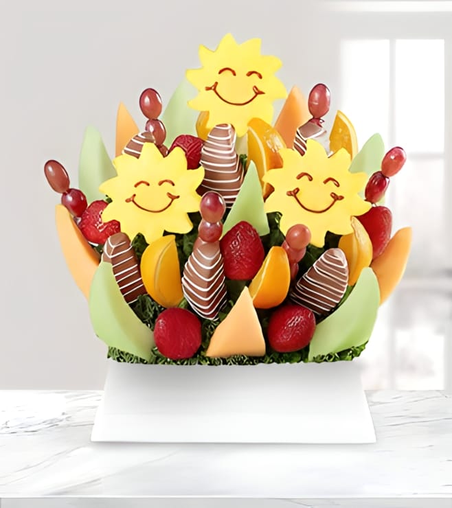 Brightest Smile Fruit Bouquet, Fruit Bouquets