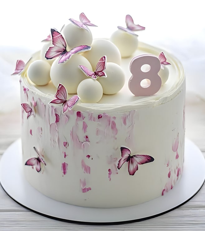 Butterfly Elegance Cake