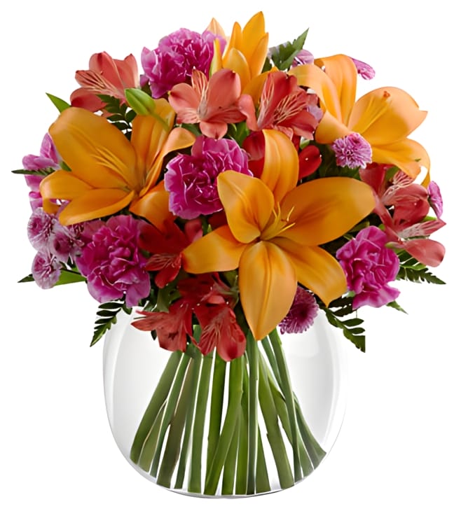 Light of My Life Bouquet, Orange