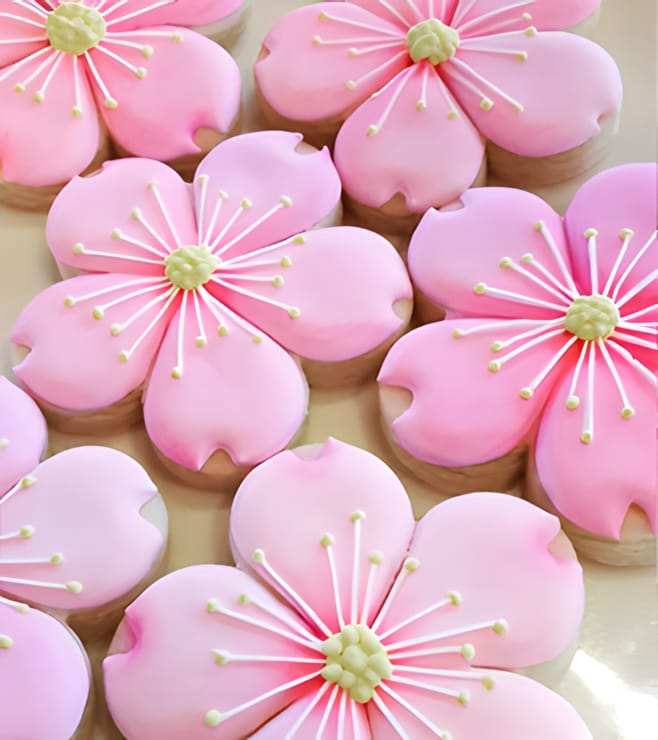 Floral Fantasy cookies