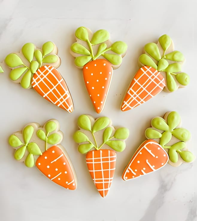 Carrot Hunt Cookies, Easter