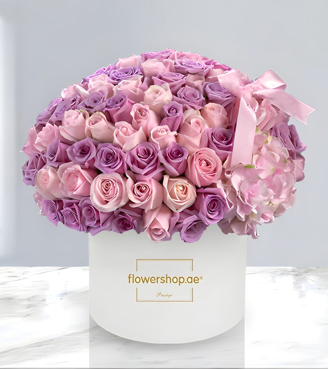 Celestial Bloomscape Hatbox, Mother's Day