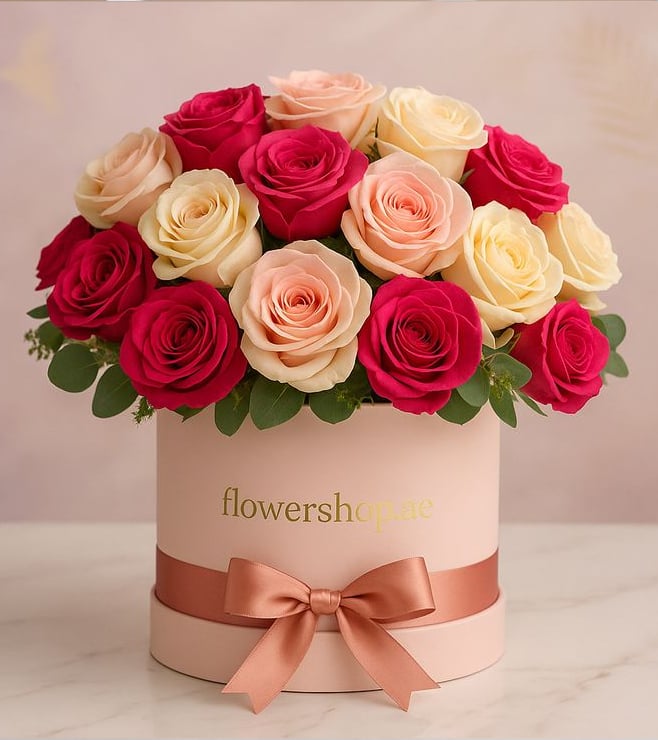 Champagne Elegance Hatbox