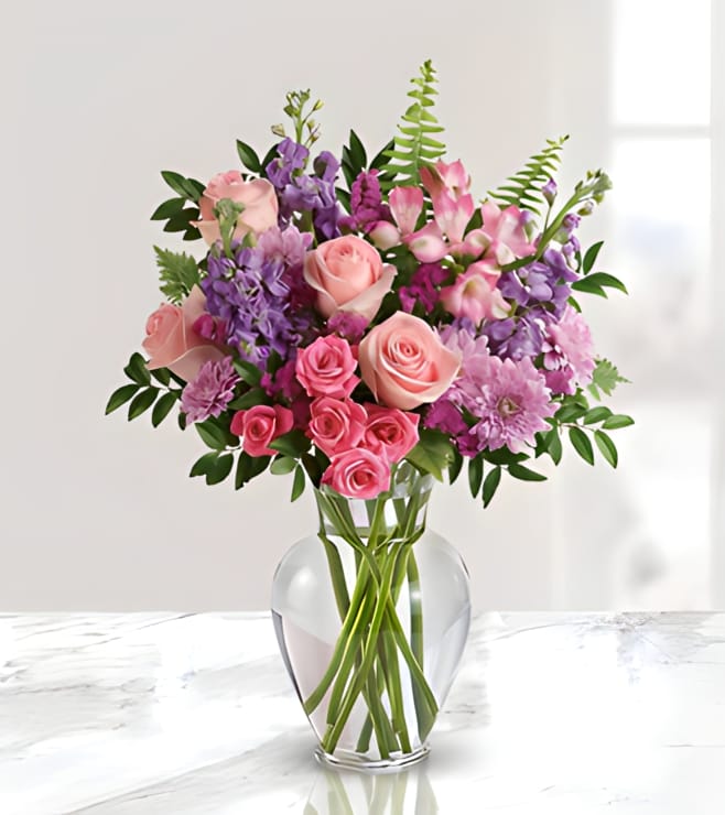 Charming Revelry Bouquet, Flowers