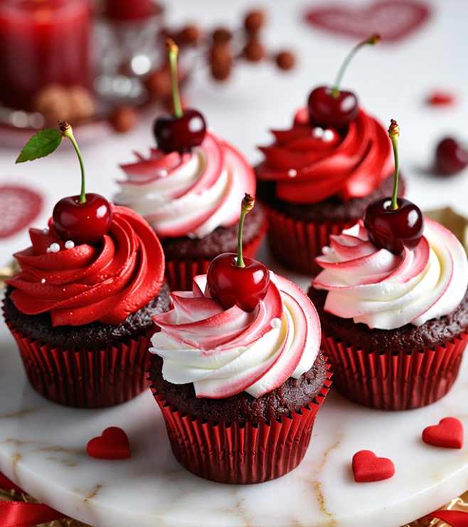 Cherry Blush Cupcakes