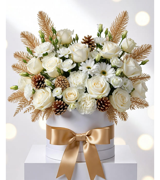 Chic Christmas Hatbox, Christmas Gifts