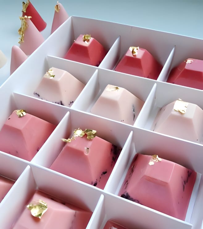 Chic Glamour Pink Chocolates