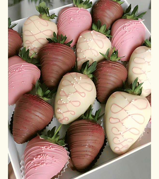 Chic Splendor Dipped Strawberries, Birthday