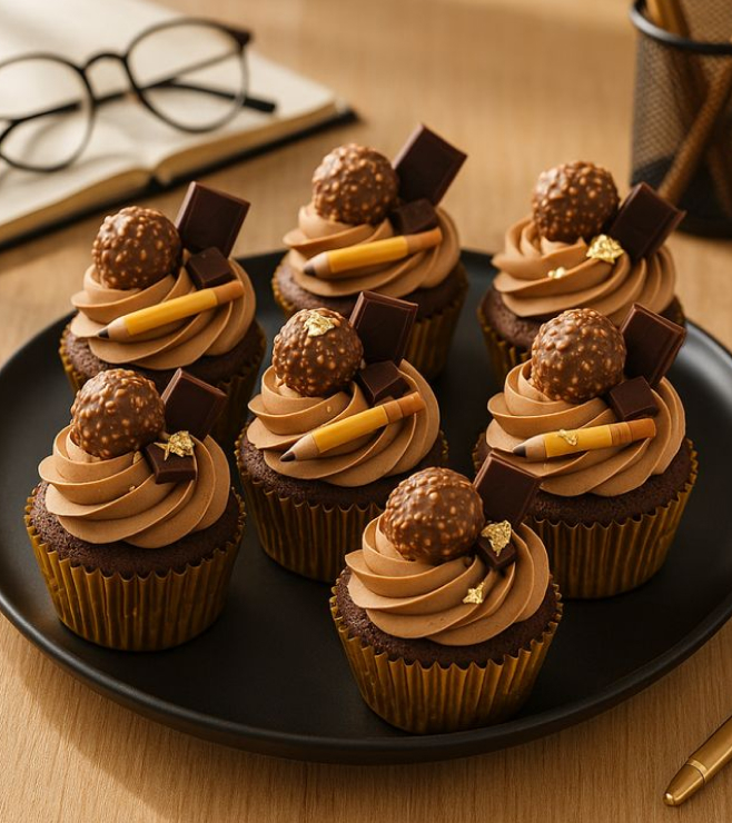 Choco Pencil Cupcakes