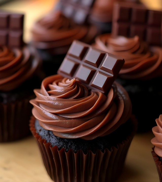 Chocolate Bar Cupcakes