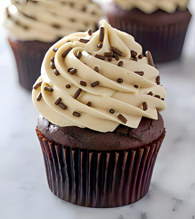 Chocolate Sprinkle Cupcakes