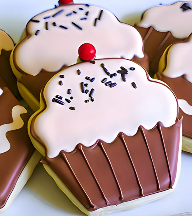 Chocolate Cupcake Cookies