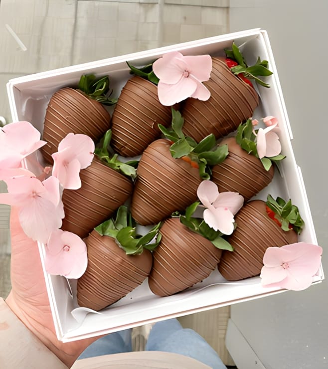 Chocolatey Love Dipped Strawberries