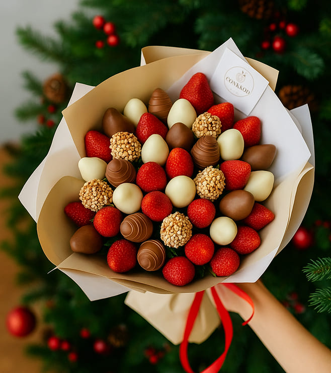 Christmas Collection Dipped Strawberries, Christmas Gifts