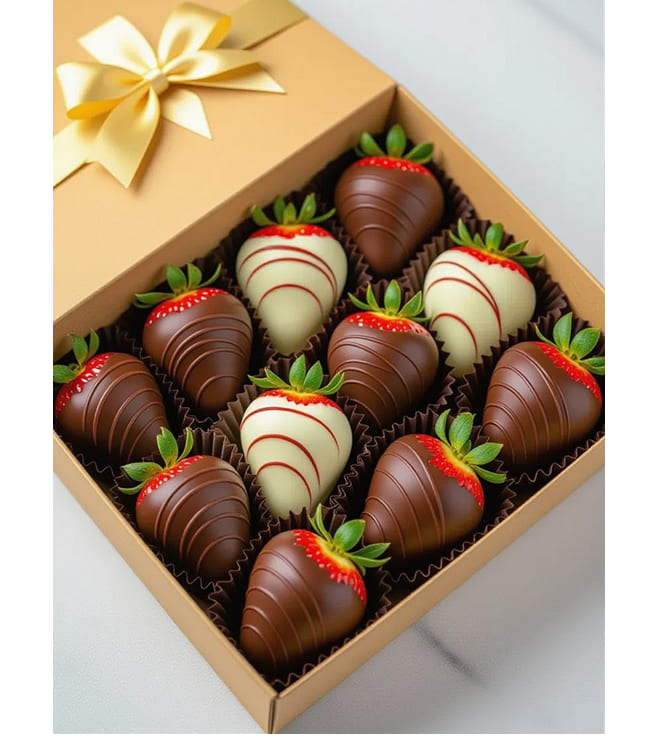 Christmas Treat Dipped Strawberries, Christmas Gifts