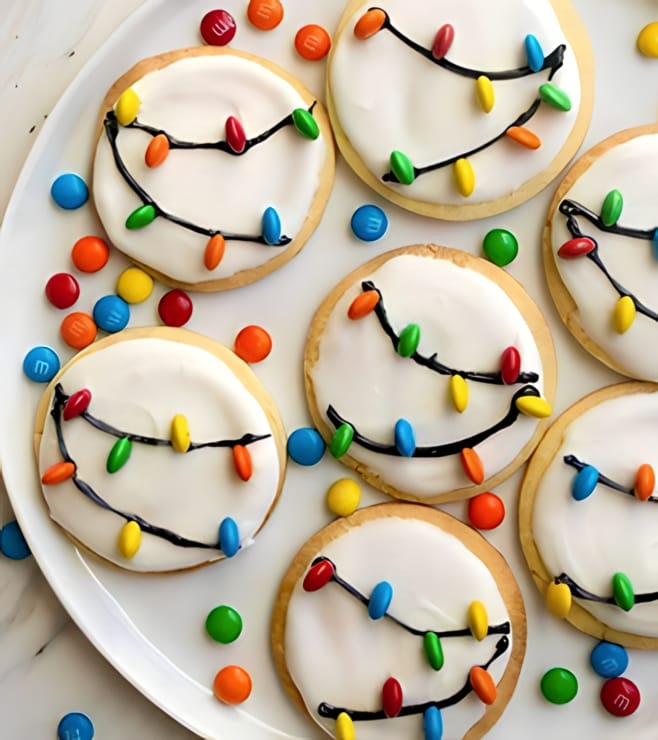 Christmas Light Cookies