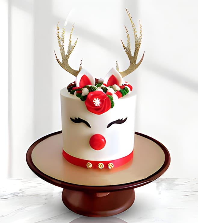 Christmas Reindeer Cake