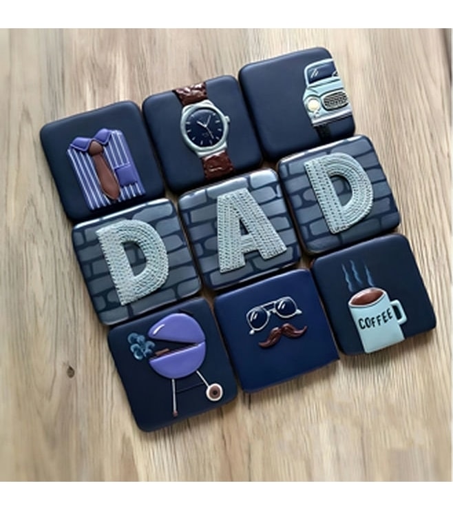 Classy Father's Day Cookies