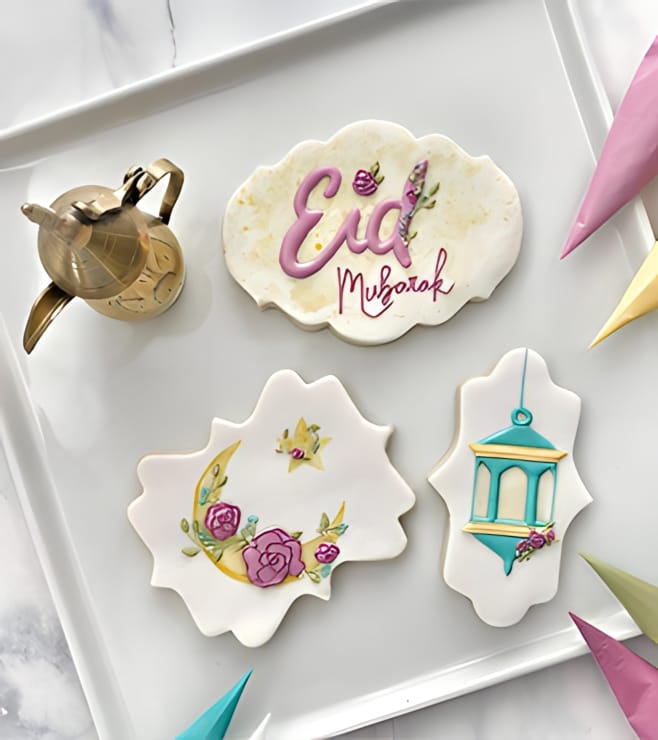 Colors of Bliss 20 Eid Cookies, Eid Gifts