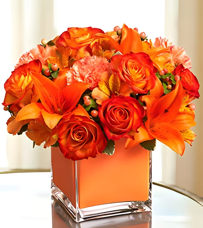 Colors of Love - Orange, Carnations