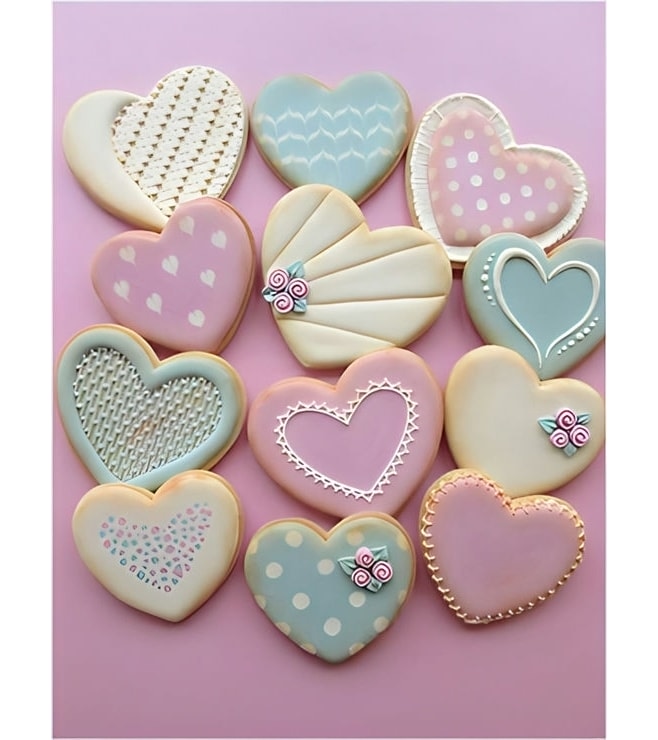 Radiant Hearts Cookies